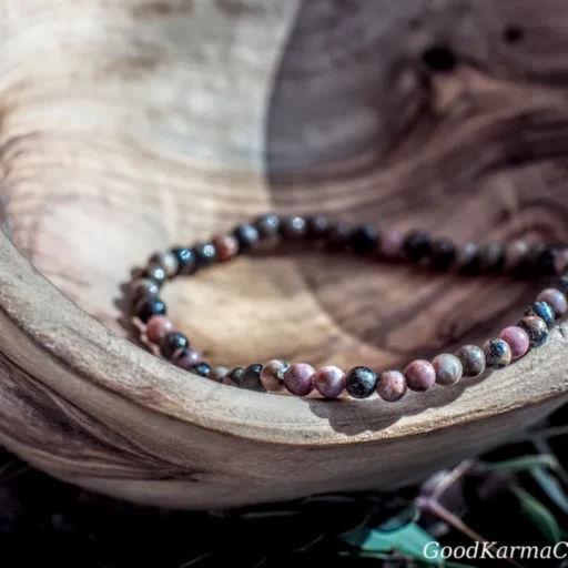 4MM RHODONITE BRACELET