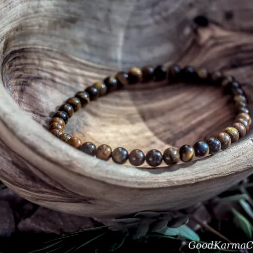 4MM TIGERS EYE BRACELET
