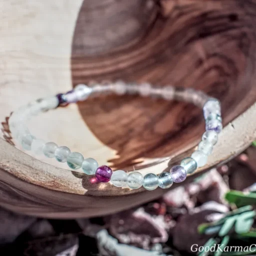 4MM FLUORITE BRACELET