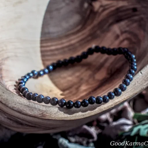 4MM SNOW FLAKE OBSIDIAN