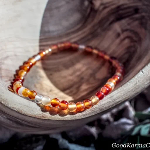 4MM CARNELIAN BRACELET